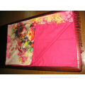 High Quality Colorful Rose Style Long Silk Pashmina Scarf